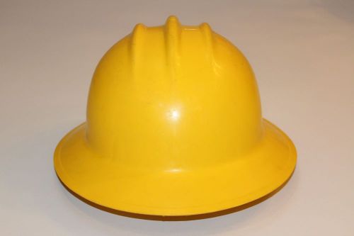 Vintage Bullard 303 Hard Hat Helmet w/Suspension! Adjust 6.5 to 8 USA Full Brim