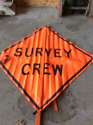 48&#034; by 48&#034; survey Crew sign