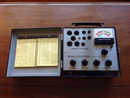 Sencore Mighty Mite TC130 Tube Tester Audio Radio w/ Manual Works Tested