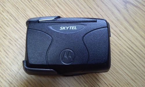 Vintage Motorola SkyTel Talkabout 2- Way Keyboard Pager and Belt Clip
