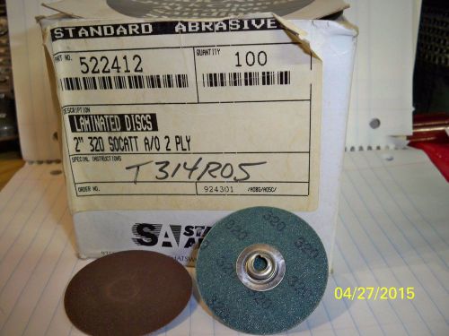 ScoAtt 2&#034; 320 abrasive disks part # 522412