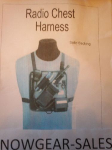 Hands Free Radio Chest Harness W/ Battery pocket  201-S