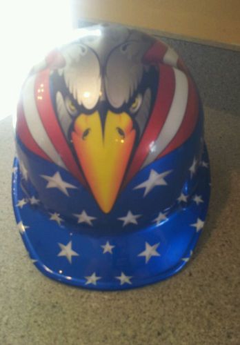 Jackson Hard Hat  American eagle Design red white blue