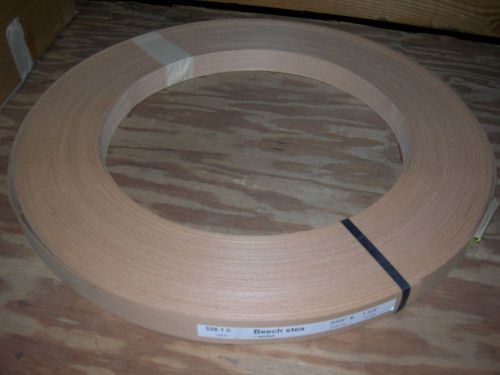 Beech edge banding wood veneer. 5/64&#034; x 1 5/8&#034;, 328 lin. ft. for sale