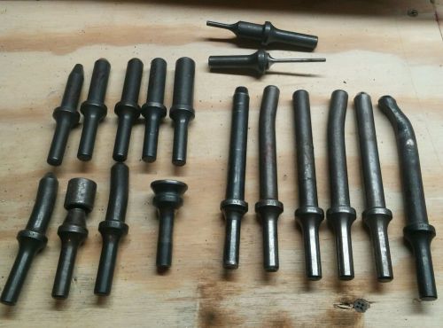 17 piece rivet set collection. Aircraft tools. Sheet metal.