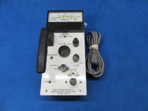 Vintage Narda Microline Model 8315A Electromagnetic Monitor *For Parts*