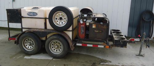 Alkota 4405g pressure washer trailer unit, 4gpm@4000psi, 20hp honda ged portable for sale