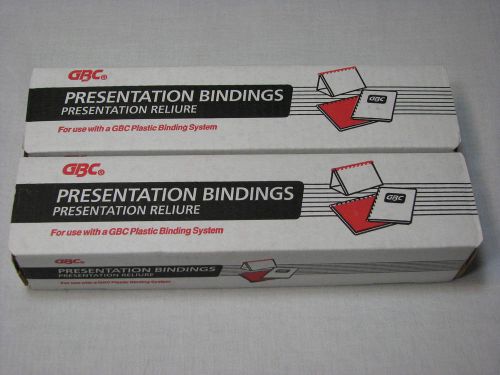 LOT appox 45 GBC Black Presentation Binding Combs Rings 1/2&#034; BINDINGS Comb set