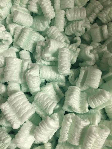 Green packing peanuts 12 cubic feet free shipping 60 gallons for sale