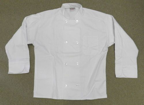 Uncommon threads js400 restaurant uniform executive chef coat jacket white l new for sale