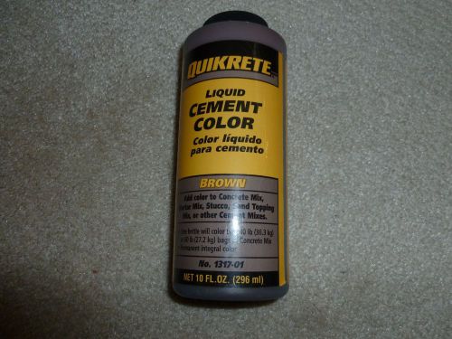 Quikrete Liquid Cement Color - Brown - 10 Ounces