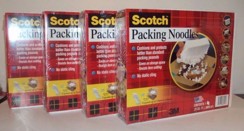 4 Packs Scotch Packing Noodles Expands up to 3x Volume No Static Cling Cushions