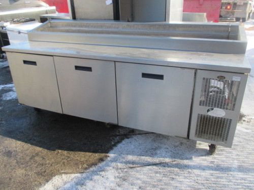 8395n randell 3 door pizza prep table - 95&#034;  - refrigerated for sale