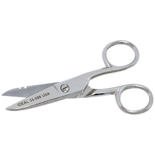 IDEAL 35-088 Electrician&#039;s Scissors with Stripping Notch