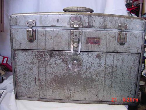 Union steel machinist tool box with tools 7 drawers and top for sale