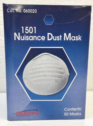 Case of 12 Boxes Gerson 1501 Disposable Nuisance Dust Mask 50/box