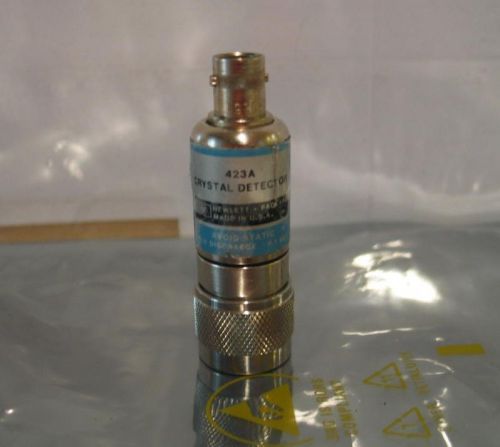 Agilent HP 423A Crystal Detector Positive N-Type Male DC-12.4 Ghz