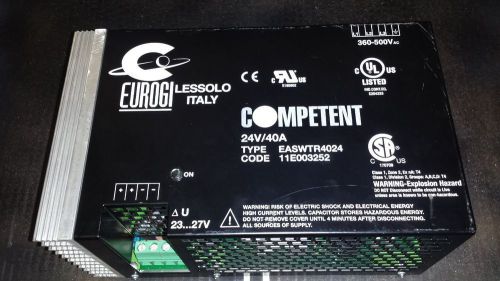 Competent/eurogi  360-500 vac 40 amp dc power supply easwtr4024 qauntity for sale