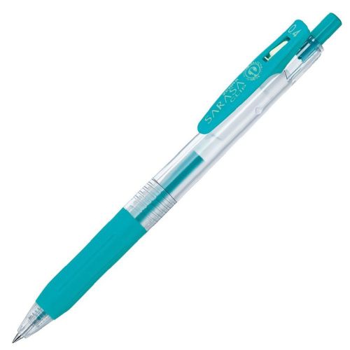 Zebra - SARASA Clip Gel Ink Pen (10 Piece Box Set) - Blue Green