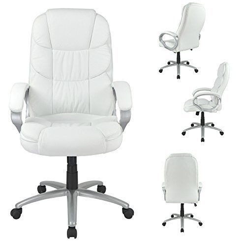 NEW Executive High Back PU Leather Ergonomic Office Desk Computer Chair 549