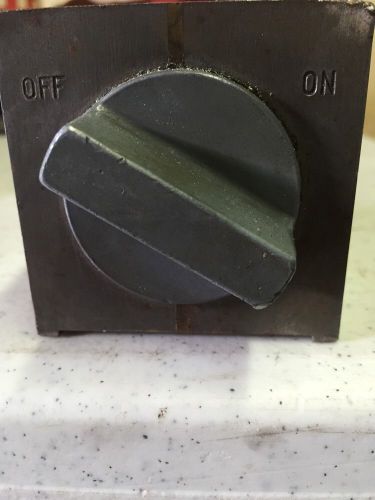 Magnetic Block, Brown &amp; Sharpe No. 760 Magnetic Block w/ on / off switch, USA
