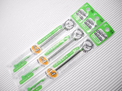 4pcs Pilot Hi-Tec-c coleto 0.4mm roller ball pen refill Apple Green(Japan)