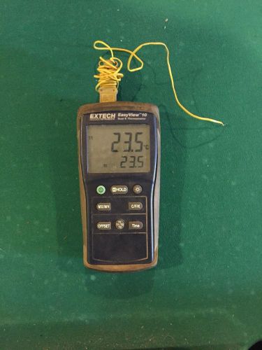 Extech easy view 10 duel K thermometer tested