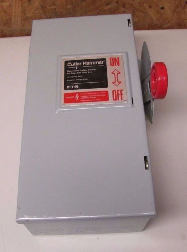 CUTLER-HAMMER DH362UGK 60A 60 A AMP 600V NON FUSIBLE SAFETY DISCONNECT SWITCH