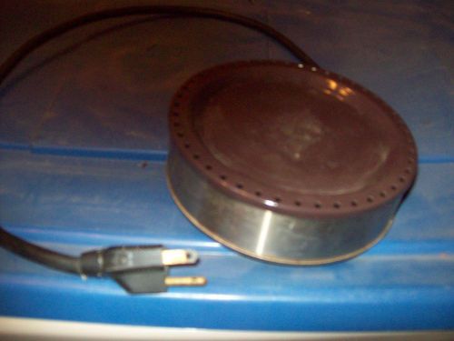 ELECTRIC HOT PLATE MADE BY BUNN O MATIC 120 VOLTS A.C. 60 HZ 100 WATTS BROWN