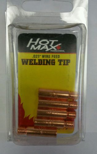Hot Max 22053 .025-Inch Welder Contact Tips, Tweco Style, 200A, 5-Pack