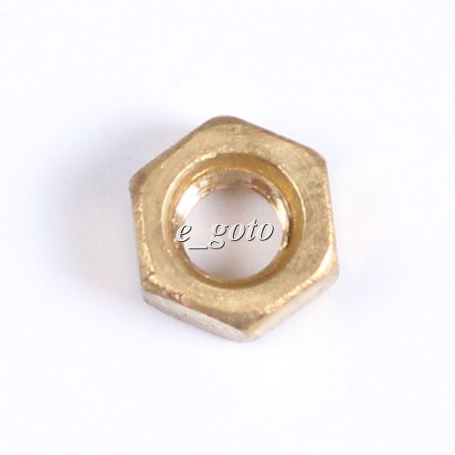 50pcs M4 4mm Copper nut Inner diameter 4mm