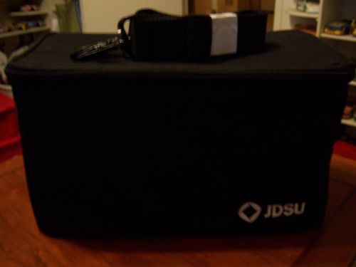 JDSU DSAM CABLE TEST EQUIPMENT BLACK PADDED PROTECTIVE CARRY BAG CASE