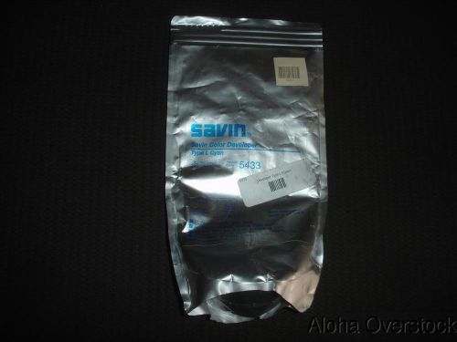 New sealed bag genuine oem savin 5433 cyan color developer type l, 700g for sale