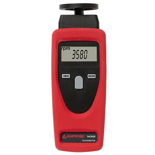 Amprobe TACH20 Combination Tachometer Contact and Non-Contact