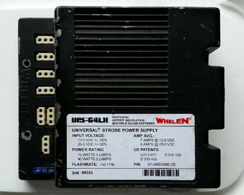 Whelen UPS-64LX Strobe Light Power Supply
