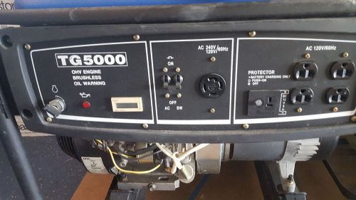 TG  5000 RED HAWK GENERATOR with key ignition