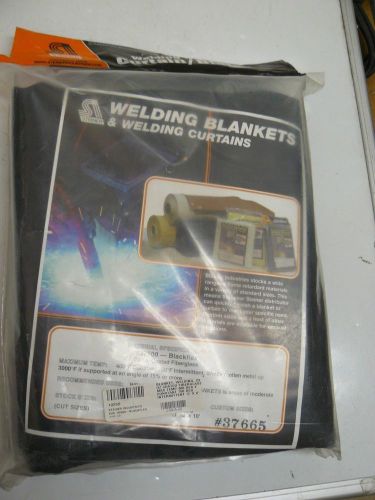 New steiner welding blanket #37600 blackflex, 23 oz. coated fiberglass, 5x6 for sale