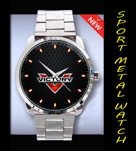 Victory motorcycle Sport touring Motorcycle Logo On Sport Metal Watch
