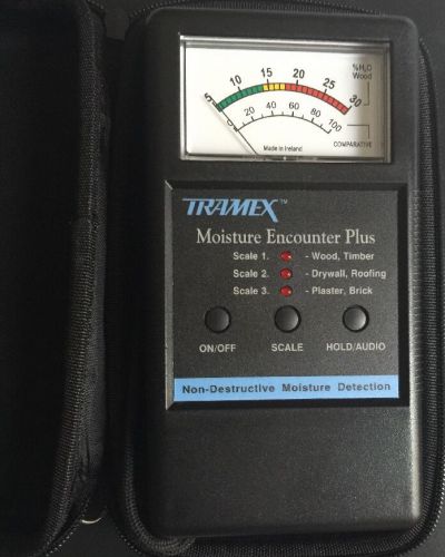 Tramex mep moisture encounter plus non-invasive moisture meter - new! for sale
