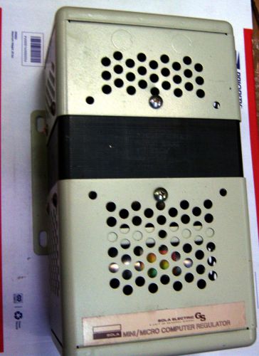 (00 nolot ) Sola Mini Micro Computer Regulator Transformer 63-00175-0800-23