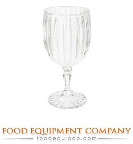 GET Enterprises SW-1422-1-SAN-CL 8-oz Fluted Wine Glass 7.25&#034; Tall Clear San...