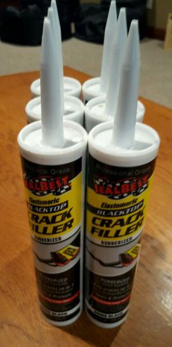 6 pack professional grade SealBest Elastomeric Blacktop crack filler ruberized