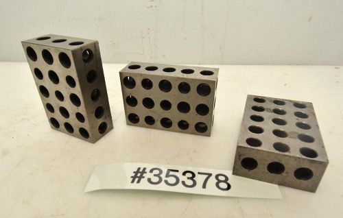One Lot of 3 1-2-3 Set Up Blocks (Inv.35378)