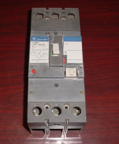 GENERAL ELECTRIC SPECTRA RMS SFHA36AT0250 HIGH-BREAK CIRCUIT BREAKER SRPF250A