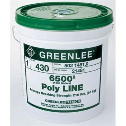 NEW GREENLEE 430B1 POLY FISH LINE 95KG