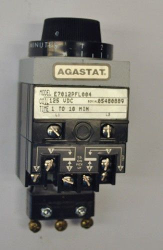 Tyco Agastat Electronics E7012PFL004 Timing Relay Coil 125 VDC