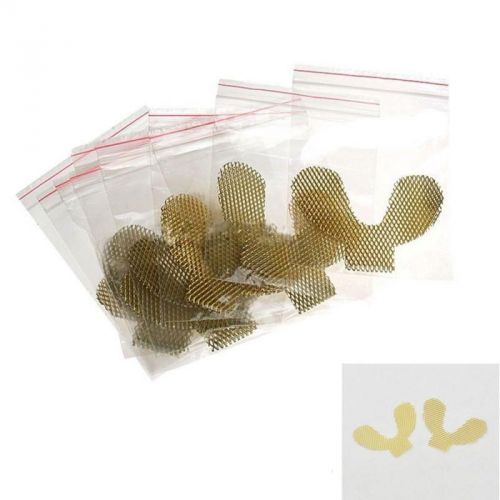 Gold 10PCS Dental Metal net Strengthen Dental Impression Trays for Upper Brand