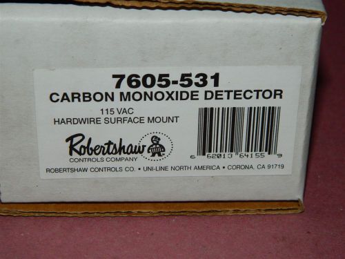 Robertshaw 7605-531 Carbon Monoxide Detector  LOT # 2