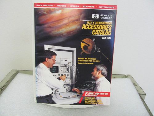 Hewlett Packard Test &amp; Measurement Accessories Catalog..1988