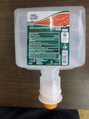DebStoko InstantFOAM 1-Liter Hand Sanitizer Refill, Case of 3 - IFS1TF